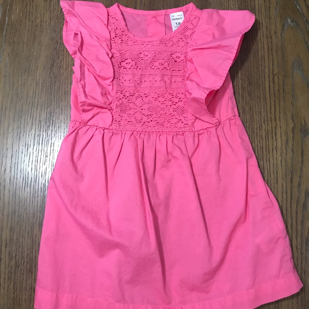 Carter’s Lace Front Spring Dress - Picture 2 of 4